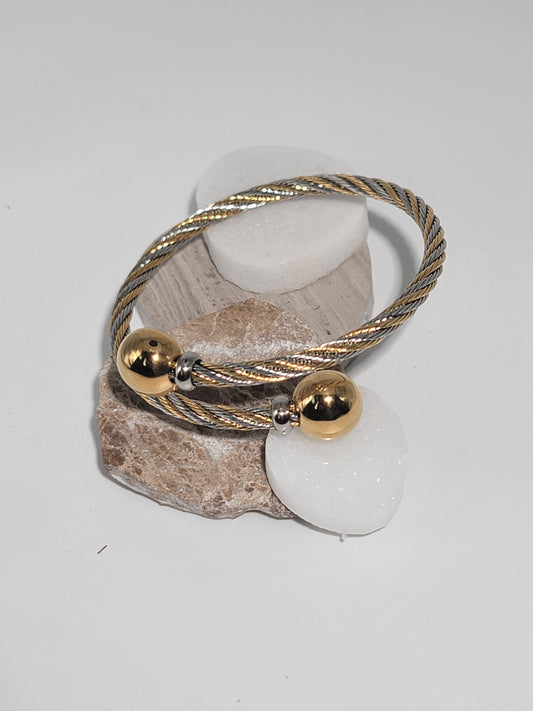 Brazalete Oro & Plata, Stainless Steel